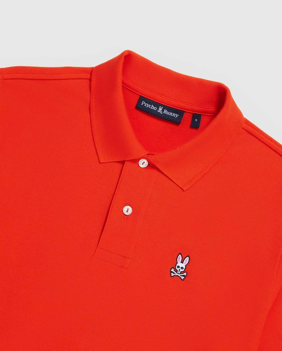 Polos Psycho Bunny Classic Polo Tangerine Tango Homme | YHX-25049456